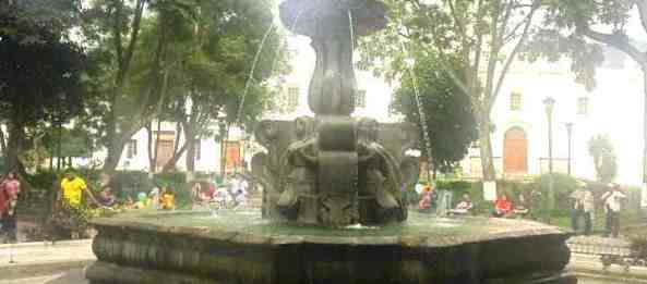 Antigua Guatemala Fountain Central Park